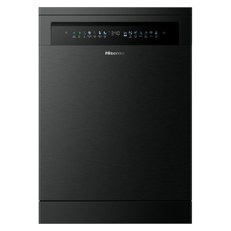 Hisense 60cm Veroshine 16 Place Setting Dishwasher - Black (Series 7)
