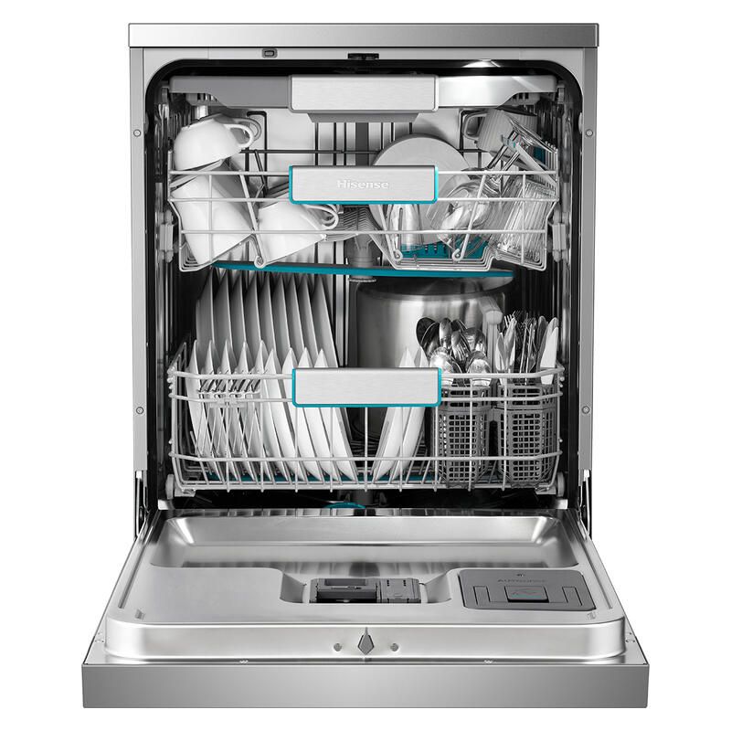 Hisense 60cm Veroshine 16 Place Setting Dishwasher - Stainless Steel (Series 7) - Image 2