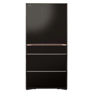 Hitachi 735L Multi-Drawer Fridge Freezer ? Crystal Black Glass