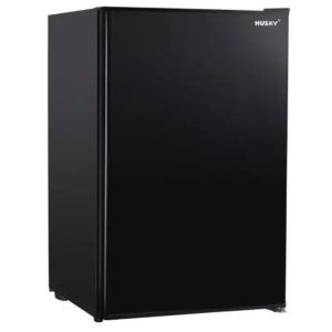 Husky 130L Solid Door Bar Fridge - Black
