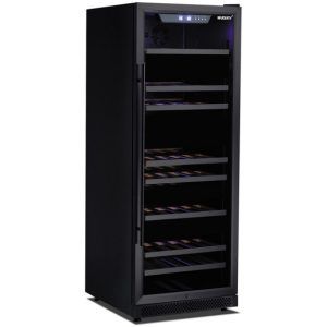Husky Riserva 380L Dual Zone Freestanding Wine Fridge - Matte Black