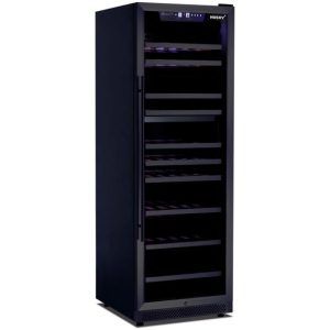 Husky Riserva 450L Dual Zone Freestanding Wine Cabinet - Matt Black