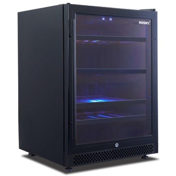 Husky 154 Litre Vino Pro Dual Zone Wine Cabinet (Riserva Collection)