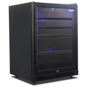 Husky Riserva 154L Single Zone Wine Fridge - Matte Black