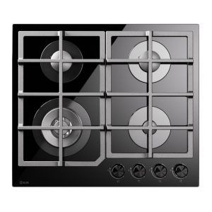 ILVE Professional 4 Burner Cooktop - Black Glass 60CM
