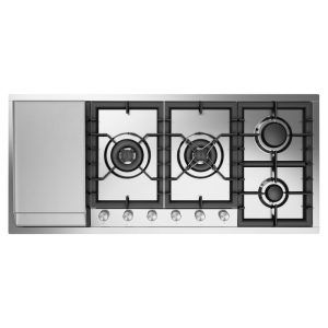 ILVE Professional 6 Burner Cooktop With Teppanyaki