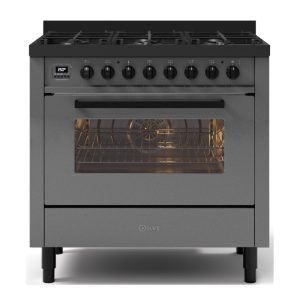 ILVE 6 Burner Proline Upright Grigio Lusso 90CM