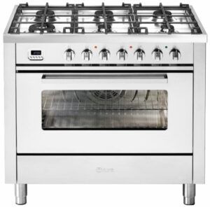 ILVE Pro-Line 90cm Dual Fuel Freestanding Cooker - Stainless Steelel