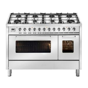 Ilve Pro Line 120cm 4 Burner Freestanding Cooker - Stainless Steel