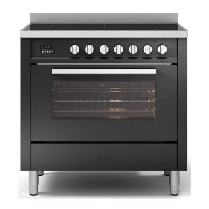 ILVE 5 Zone Induction Proline Upright Matte Graphite 90CM