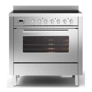 ILVE 90cm Torino 5 Zone Induction Hob Cooker - Stainless Steel