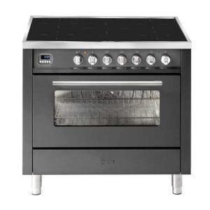ILVE Pro-line 90cm Freestanding 5 Zone Induction Cooker - Matte Graphite