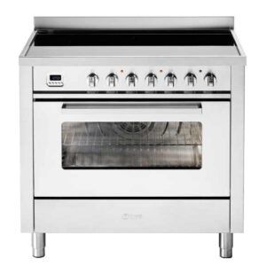 ILVE 90cm Pro-Line Freestanding Cooker - Silver