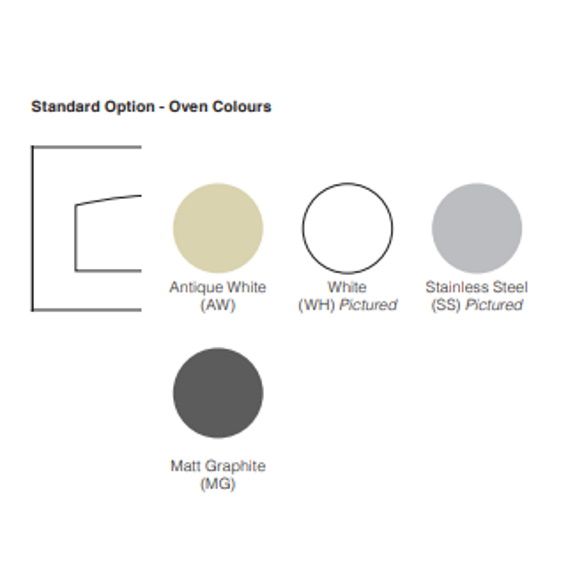 Ilve Nostalgie 60cm Built-In Single Electric Oven - Stainless Steel/Chrome - Image 2