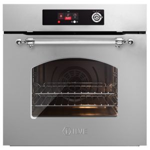 ILVE 60cm Nostalgie Electric Oven - Chrome
