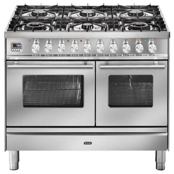 Ilve Professional Plus 100cm Double Cooker - Stainless Steel