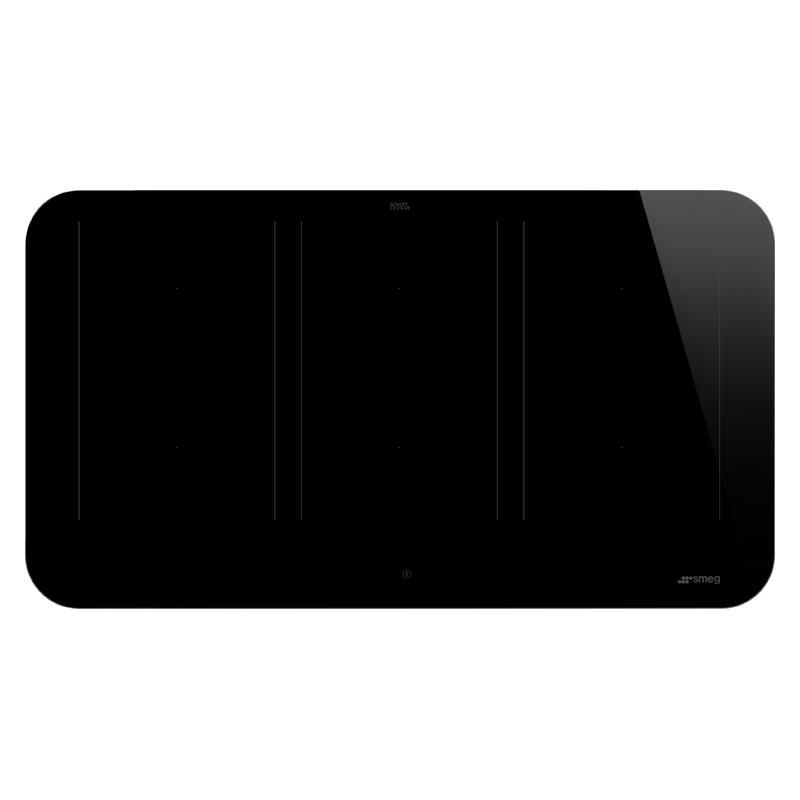 Smeg Isola 90cm Flat Induction Cooktop with Autovent 2.0 - Black