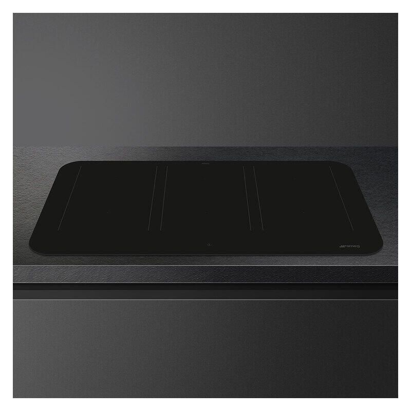 Smeg Isola 90cm Flat Induction Cooktop with Autovent 2.0 - Black - Image 2