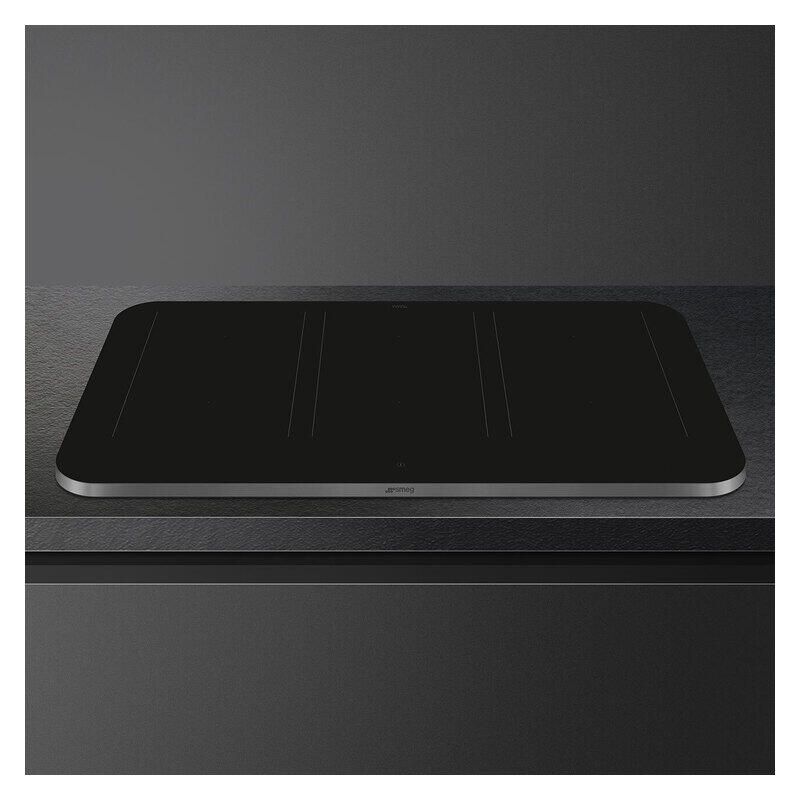 Smeg Isola 90cm Flat Induction Cooktop with Autovent 2.0 - Stainless Steel - Image 2