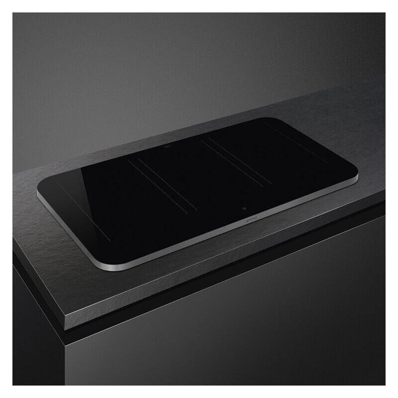 Smeg Isola 90cm Flat Induction Cooktop with Autovent 2.0 - Stainless Steel - Image 3