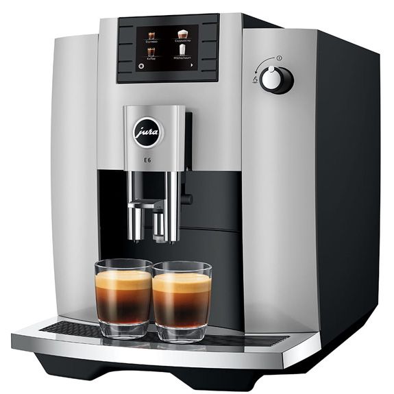 Jura E6 Automatic Coffee Machine Platinum
