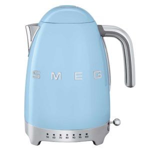 Smeg 1.7 Litre Retro Style Variable Temperature Kettle - Pastel Blue