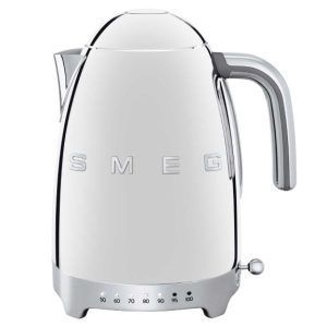 Smeg 1.7 Litre Retro Style Variable Temperature Kettle - Stainless Steel