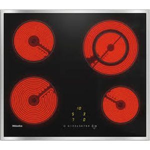 Miele 57cm 4 Zone Electric Cooktop - Black