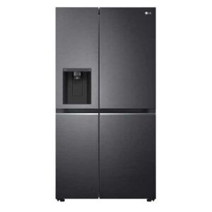 LG 635 Litre Side By Side Refrigerator - Matte Black