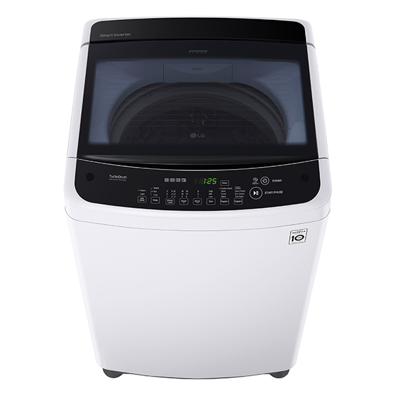 LG 6.5kg Top Load Washer - White/Black Trim - Image 2