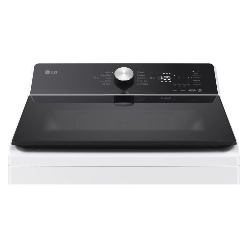 LG 8kg AI Top Load Washing Machine - White (Series 5) - Image 3