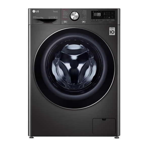 LG 8kg Front Load Washer - Black