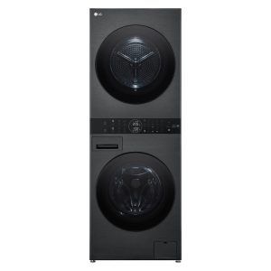LG 12kg + 10kg Smart AI WashTower All-In-One Stacked Washer Dryer Combo - Black