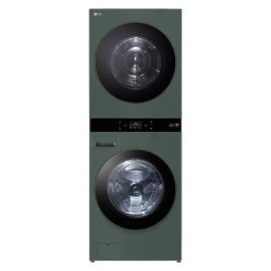 LG 19kg + 10kg Smart AI WashTower All-In-One Stacked Washer Dryer Combo - Forest Green