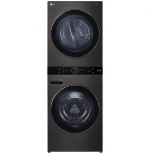 LG 17kg/10kg WashTower Stacked Washer Dryer - Black Clearance Stock