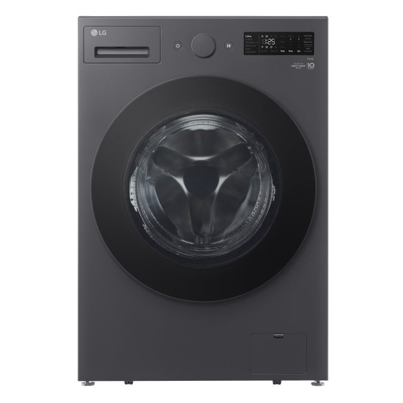 LG 14kg Front Load Washer - Black