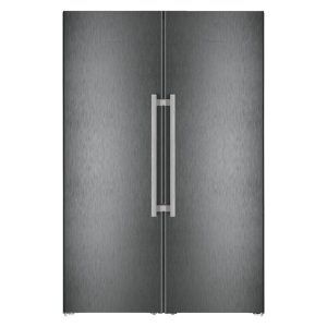 Liebherr 662 Litre  BioFresh Fridge & Freezer - Black Steel