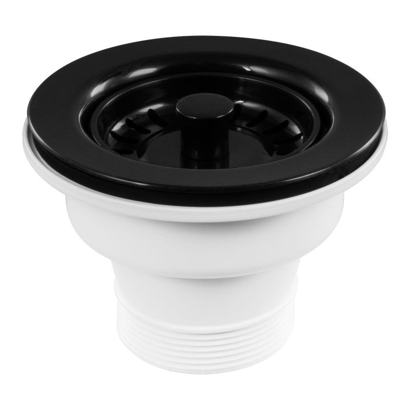 Mcalpineco 90 X 50MM Plug & Waste Black