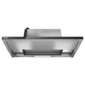 Miele 90cm Slimline Slide - Out Rangehood - Black