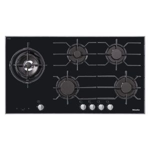 Miele 95cm 5 Burner Gas Cooktop - Black