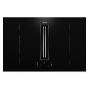 Miele Induction Cooktop with Integrated Extractor - Black
