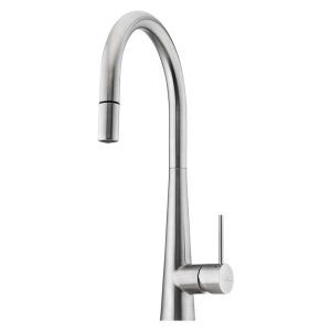 Oliveri Goos Neck Mixer Pull Out Lead Free - Stainless Steel