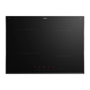 Omega 70cm 4 Zone Induction Cooktop - Black Glass