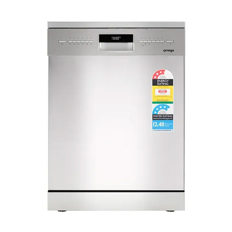 Omega 60cm Freestanding Dishwasher - Stainless Steel