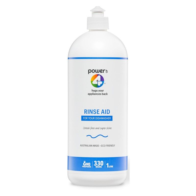 Power Of 4 Rinse Aid Dishwashing Detergent - 1L (330 Washes)