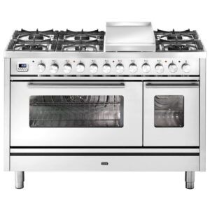 Ilve Professional Plus 120cm Double Cooker - Stainless Steel
