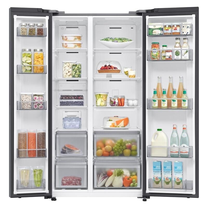 Samsung 655L Smart Side-by-Side Fridge Freezer - Silver - Image 3