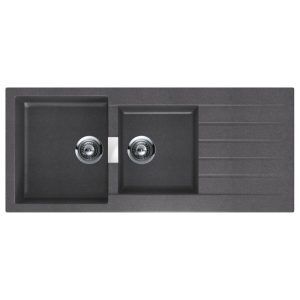 Schock Signus D200 Stone 1 & 3/4 Bowl Sink Lhb