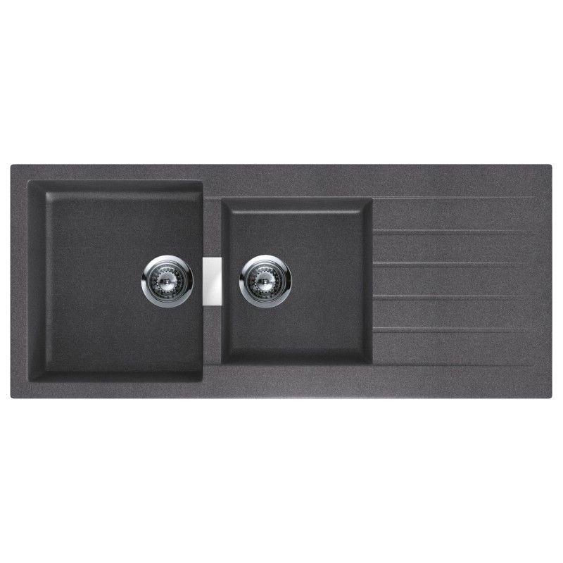 Schock Signus D200 Stone 1 & 3/4 Bowl Sink Lhb