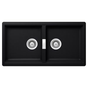 Schock Horizont N200 Magma Double Bowl Undermount Sink